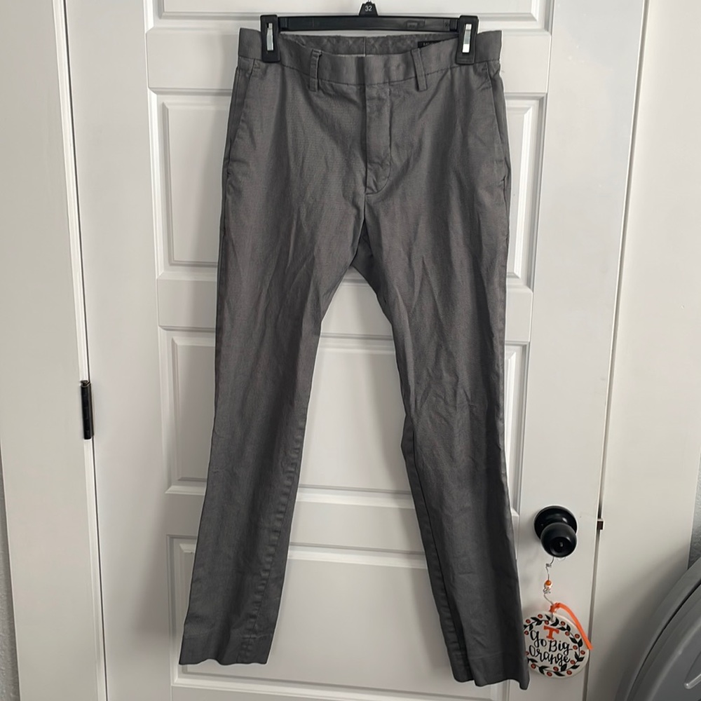 Banana Republic Slim Fit Work Pants Women Size 28x32 Grey